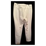 Ralph Lauren Pink Button Down and White Pants by Adrianna Papell