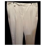 Ralph Lauren Pink Button Down and White Pants by Adrianna Papell