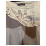 Ralph Lauren Pink Button Down and White Pants by Adrianna Papell