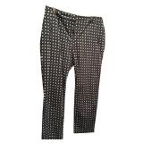 Spring Is Coming! White Sleeveless Shirt by Garage and Blue and Green Floral Pants by Charter Club