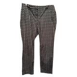 Spring Is Coming! White Sleeveless Shirt by Garage and Blue and Green Floral Pants by Charter Club