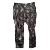 Spring Is Coming! White Sleeveless Shirt by Garage and Blue and Green Floral Pants by Charter Club