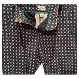 Spring Is Coming! White Sleeveless Shirt by Garage and Blue and Green Floral Pants by Charter Club