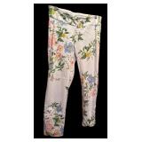 Zac & Rachel Floral Pants and Mint Sleeveless Spring Top by Frenchi