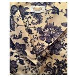 Talbots Lovely Sleeveless Dress with Cream and Navy Flowers