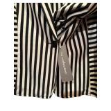 Brand New with Tags / NY Collection Black and White Stripes Blazer
