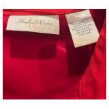 Two Suede Button-Down Shirts (Red and Blue) and Posh Ultrasuede Dress in Purple