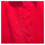 Two Suede Button-Down Shirts (Red and Blue) and Posh Ultrasuede Dress in Purple