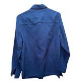 Two Suede Button-Down Shirts (Red and Blue) and Posh Ultrasuede Dress in Purple