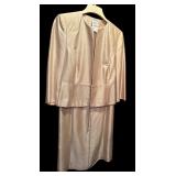Vintage Laura Ashley 2 Piece Dress and Jacket in Gold