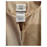 Vintage Laura Ashley 2 Piece Dress and Jacket in Gold