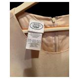 Vintage Laura Ashley 2 Piece Dress and Jacket in Gold