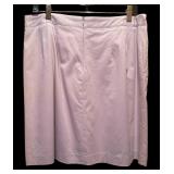 Three Beautiful Skirts in Lavender, Navy & White and Tan