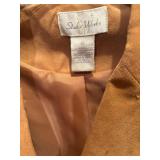 Studio Woks Suede Camel Color Blazer / Jacket