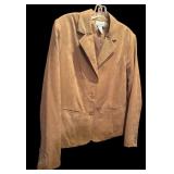 Studio Woks Suede Camel Color Blazer / Jacket
