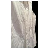 Talbots Sleeveless White Button Down Shirt