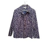 Judith Hart Lightweight Jacket in Navy with White Daisies