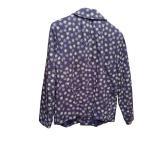 Judith Hart Lightweight Jacket in Navy with White Daisies