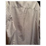 Perfect Lightweight White and Brown Houndstooth Jacket by Tail