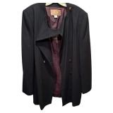 Black Vintage Seville Virgin Wool Coat
