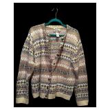 Saks Fifth Avenue Cashmere Sweater and Button Down Heavy Sweater by Heirloom Collectables