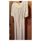 Vintage Marie St Claire Long Linen Cotton Blend Dress