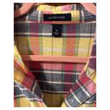 Lands End Size 14 Spring Lightweight Button up Dress