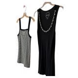 Two Casual Black / White Tank Tops
