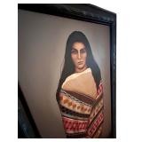 Large Original Framed Painting by Britt Husney