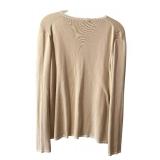 Pretty Neutral Tone Ann Taylor Cardigan / Short Sleeve Top