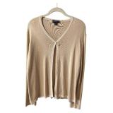 Pretty Neutral Tone Ann Taylor Cardigan / Short Sleeve Top