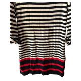 Ready for Spring Break! Fun Nautical Jones New York Striped Maxi Dress Size XL