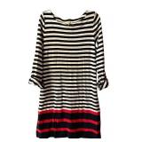 Ready for Spring Break! Fun Nautical Jones New York Striped Maxi Dress Size XL