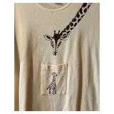 Whimsical Giraffe Shirt by Alfred Dunner and Long Dress, XL
