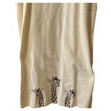 Whimsical Giraffe Shirt by Alfred Dunner and Long Dress, XL