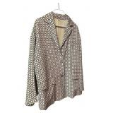 Lightweight Silky Dark Brown Design Dressy Coat