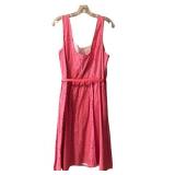 Adorable Eyelet Spring Dress in Coral