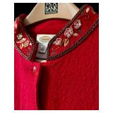 Talbots Boiled Wool Sweater / Jacket Size XL