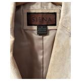 Fabulous Siena Ultra Suede Beige Jacket Size 14