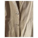 Fabulous Siena Ultra Suede Beige Jacket Size 14