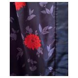 Platinum Nights Oversized Swing Floral Coat / Robe