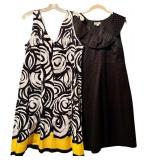 Wonderful Lightweight Cotton Dresses by Karin Stevens and Merona, Perfect for Vacation! Both Size 14