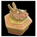 Two Unique Trinkets with Butterfly and Doves