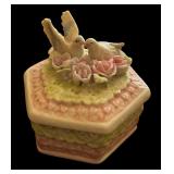 Two Unique Trinkets with Butterfly and Doves