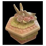 Two Unique Trinkets with Butterfly and Doves