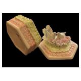 Two Unique Trinkets with Butterfly and Doves