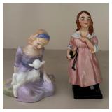 Doulton Figurines / "Little Nell" abd "Mary Had a Little Lamb"