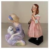 Doulton Figurines / "Little Nell" abd "Mary Had a Little Lamb"