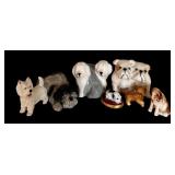 Grouping of Petite Porcelain Dogs With All Breeds