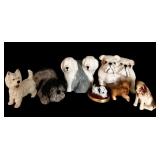 Grouping of Petite Porcelain Dogs With All Breeds